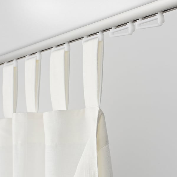 TRÖSTA Pattino per tende con passanti, maxi/bianco