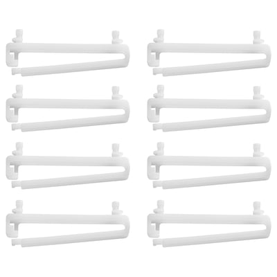 TRÖSTA Pattino per tende con passanti, mini/bianco