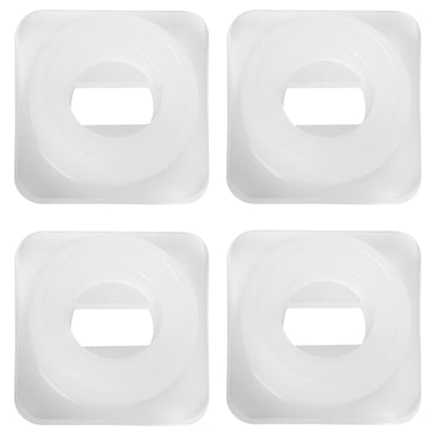 TRÖSTA Serratura, plastica/bianco