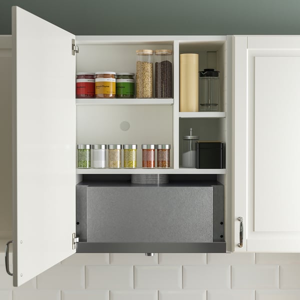 UNDERVERK Cappa aspirante da incasso, inox, 60 cm