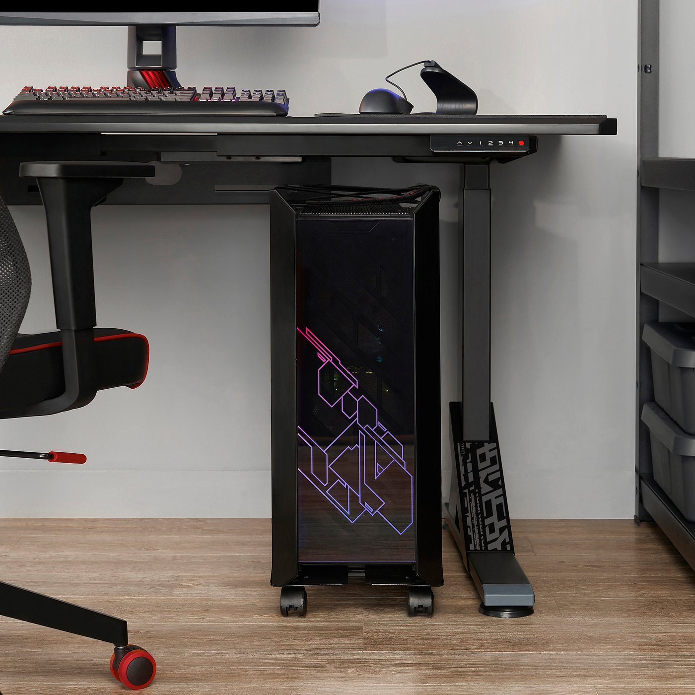 UPPSPEL Supporto per CPU con rotelle, grigio scuro - IKEA Svizzera