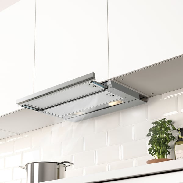 UTDRAG Cappa aspirante da incasso, inox, 60 cm