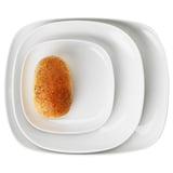 VÄRDERA Piatto, bianco, 31x26 cm