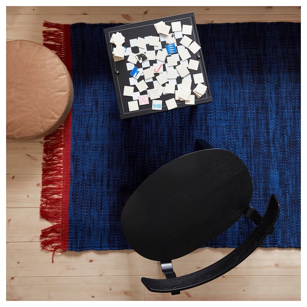 Tappeto Tessitura Piatta Värmer Blu