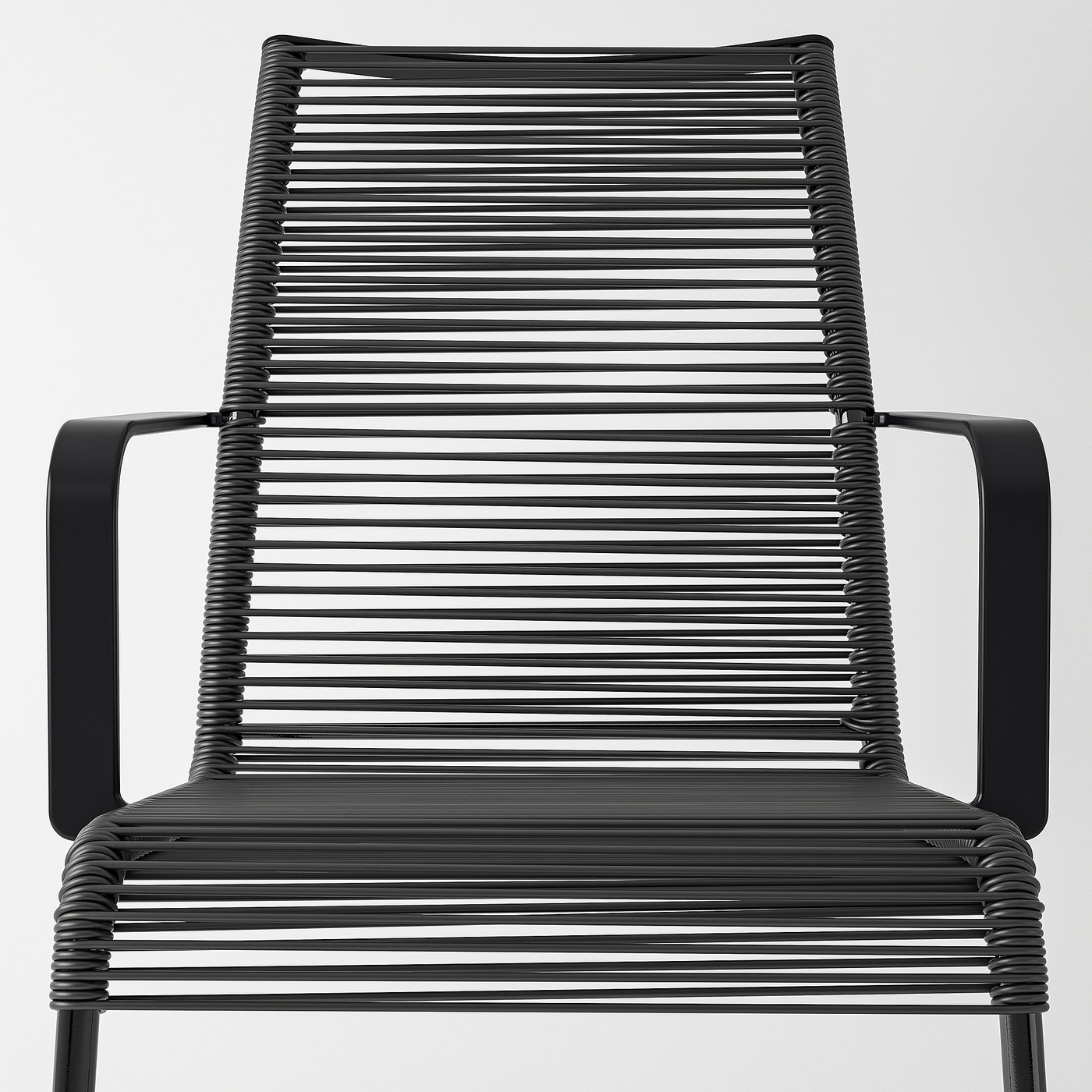 VÄSMAN Sedia con braccioli da giardino, nero - IKEA Svizzera