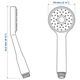 VALLAMOSSE Doccetta a 1 getto, cromato