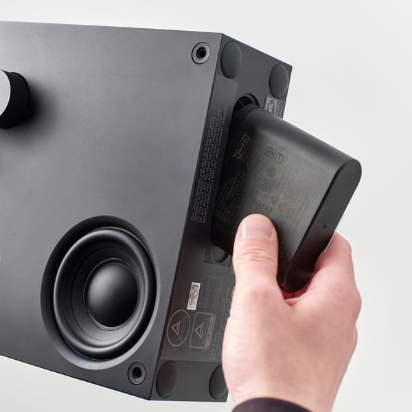 VAPPEBY Cassa Bluetooth®, gen 3/nero, 20x20 cm
