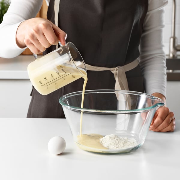 VARDAGEN Brocca graduata, vetro, 0.5 l