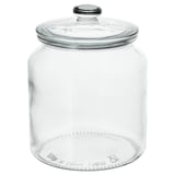 VARDAGEN Contenitore con coperchio, vetro trasparente, 1.9 l