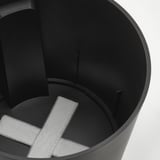 VÅRDTRÄD Vaso a riserva d'acqua, da interno/esterno trasparente/antracite, 24 cm
