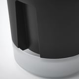 VÅRDTRÄD Vaso a riserva d'acqua, da interno/esterno trasparente/antracite, 9 cm