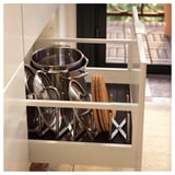 VARIERA Portacoperchi, inox