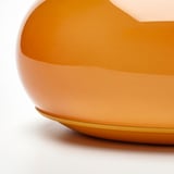 VARMBLIXT Lampada da tavolo/parete a LED, arancione vetro/rotondo, 30 cm