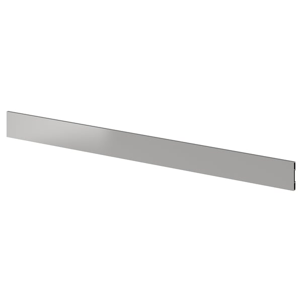 VÅRSTA Zoccolo, color acciaio inox, 220x8 cm