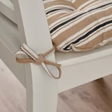 VATTENMOTT Cuscino per sedia, beige, 40x38x5.0 cm