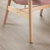 VEDBO Poltrona con schienale alto, Gunnared marrone chiaro-rosa