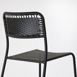 VIHOLMEN Sedia da giardino, grigio scuro