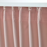 VILBORG Tenda semioscurante, 2 teli, rosa/con nastro arricciatende, 145x300 cm