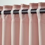 VILBORG Tenda semioscurante, 2 teli, rosa/con nastro arricciatende, 145x300 cm