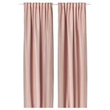 VILBORG Tenda semioscurante, 2 teli, rosa/con nastro arricciatende, 145x300 cm