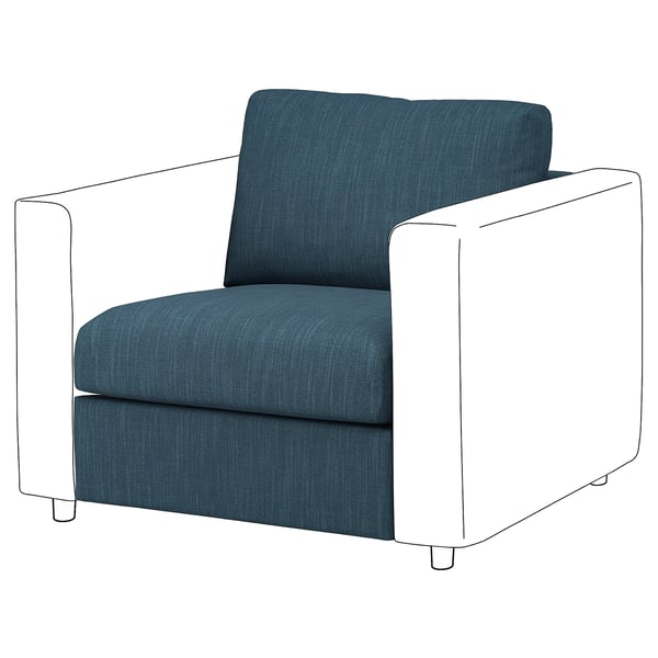 VIMLE Elemento a 1 posto, Hillared blu scuro