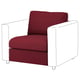 VIMLE Elemento a 1 posto, Lejde rosso/marrone