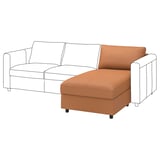 VIMLE Elemento chaise-longue, Grann/Bomstad ocra bruna