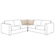 VIMLE Elemento modulare angolare, Hallarp beige