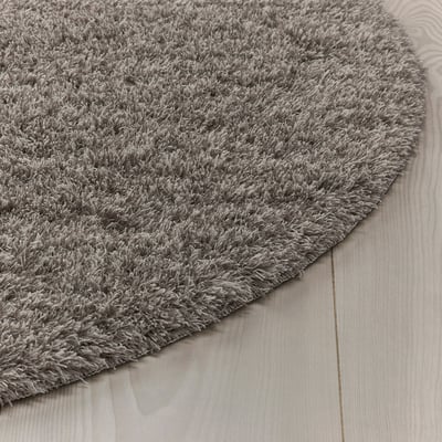 VINDEBÄK Tappeto, pelo lungo, beige chiaro, 130 cm