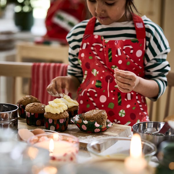 VINTERFINT Stampo per dolci, a pois multicolore