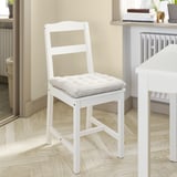VIPPÄRT Cuscino per sedia, beige, 38x38x6 cm