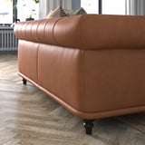 VISKAFORS Divano a 3 posti, Högalid marrone/marrone