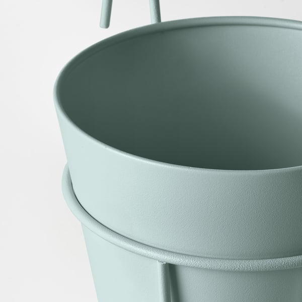 VITLÖK Portavasi con supporto, da interno/esterno/turchese, 15 cm