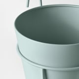 VITLÖK Portavasi con supporto, da interno/esterno/turchese, 15 cm