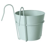 VITLÖK Portavasi con supporto, da interno/esterno/turchese, 15 cm