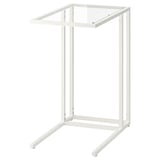 VITTSJÖ Supporto per PC portatile, bianco/vetro, 35x65 cm