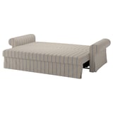 VRETSTORP Divano letto a 3 posti, Karlshov grigio-beige