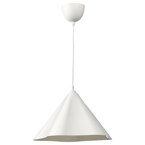 ZEBRASÄV Lampada a sospensione, bianco/plastica, 46 cm