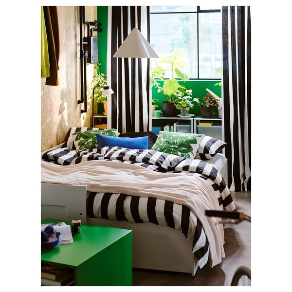 ZEBRASÄV Lampada a sospensione, bianco/plastica, 46 cm