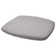 ÄLVGRÄSMAL Cojín para silla, gris, 32.6/31.3x33x3 cm