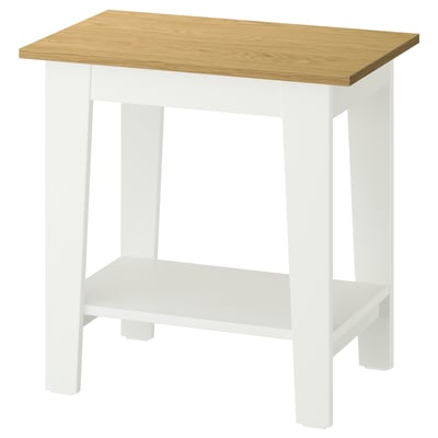 ÄMMARYD Mesa lateral, blanco, 59x40 cm
