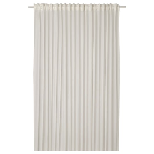 ÄNGSFRYLE Cortina, blanco/con cinta de fruncir, 300x250 cm