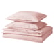 ÄNGSLILJA Funda plumón con 2 fundas almohada, Rosado claro, 240x220/50x60 cm