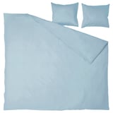ÄNGSLILJA Funda plumón con 2 fundas almohada, turquesa claro, 240x220/50x60 cm