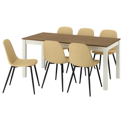 ÅLHULT / NORDMANSSKÄR Juego de comedor 6 sillas