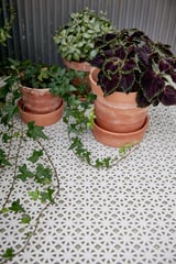 ALTAPPEN Piso deck para terraza, gris claro, 0.81 m²