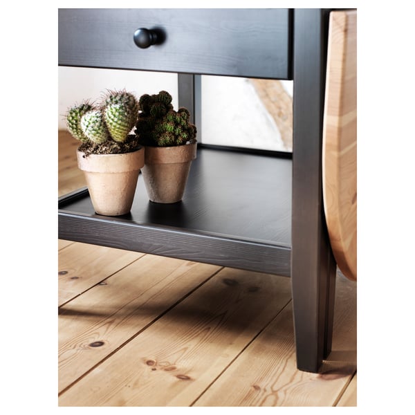 ARKELSTORP Mesa de centro, negro, 65x140x52 cm