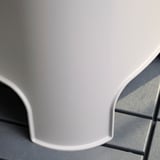 ASPAREN Macetero, gris ext, 89x38 cm