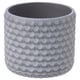 BÄCKDRÅG Macetero, diseño escamas pez/blanco gris, 9 cm