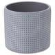 BÄCKDRÅG Macetero, superficie con puntos/blanco gris, 12 cm